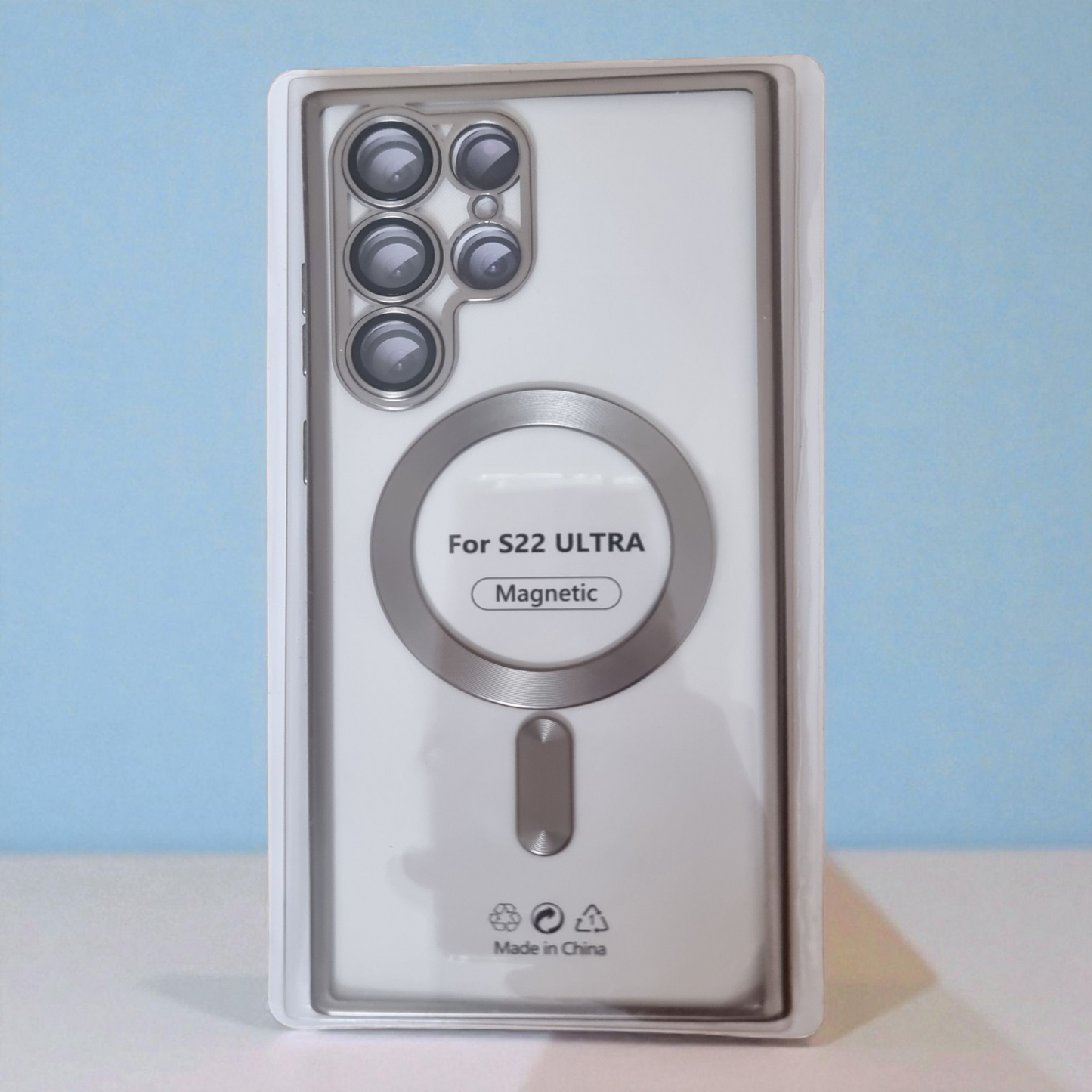 Coque Magnétique Transparente pour Samsung Galaxy S22 Ultra