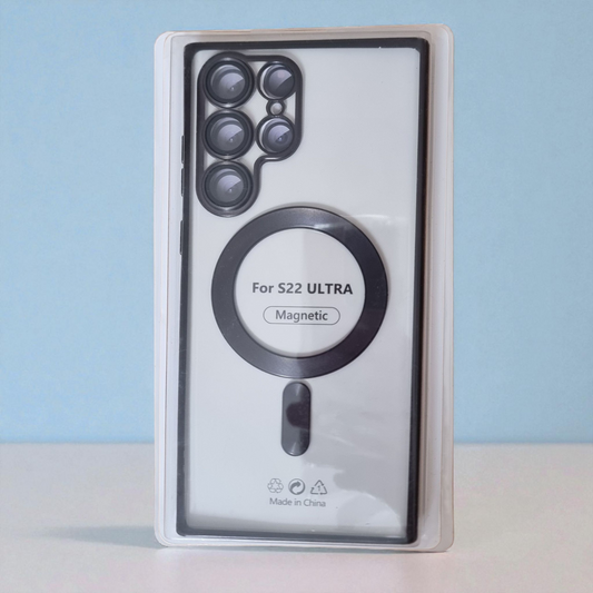 Coque Magnétique Transparente pour Samsung Galaxy S22 Ultra